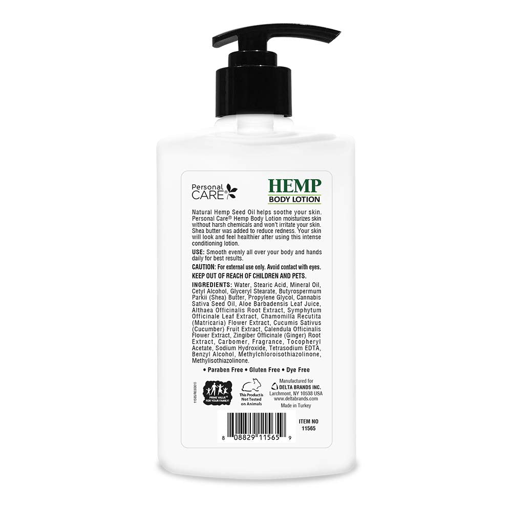 Personal care Hemp Body Lotion with Pump